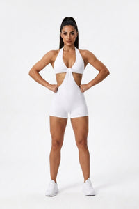 Dames Halter Jumpsuit | Cut Out Waist | One Piece jumpsuit