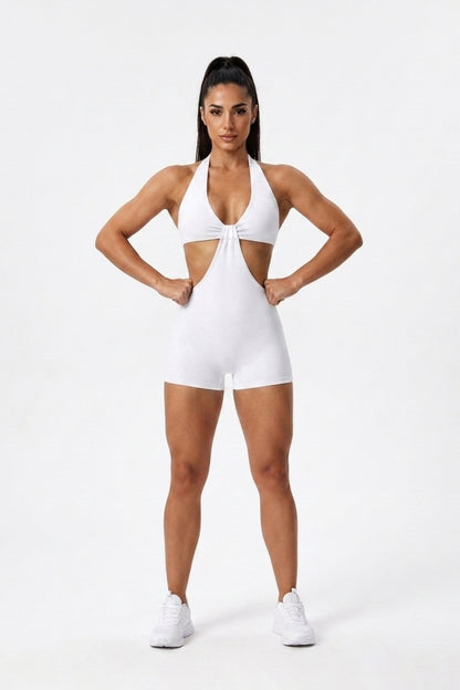 Dames Halter Jumpsuit | Cut Out Waist | One Piece jumpsuit