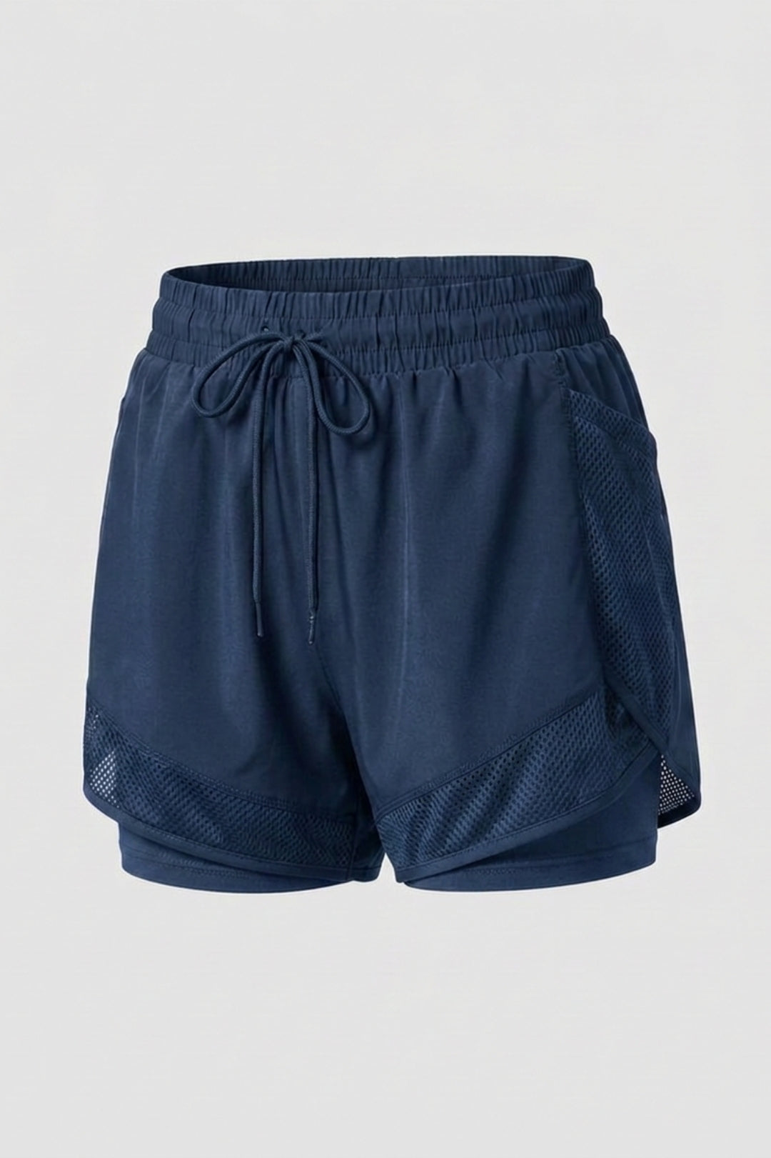 Dames Hardloop Short | Mesh Zak | Witte Running Short