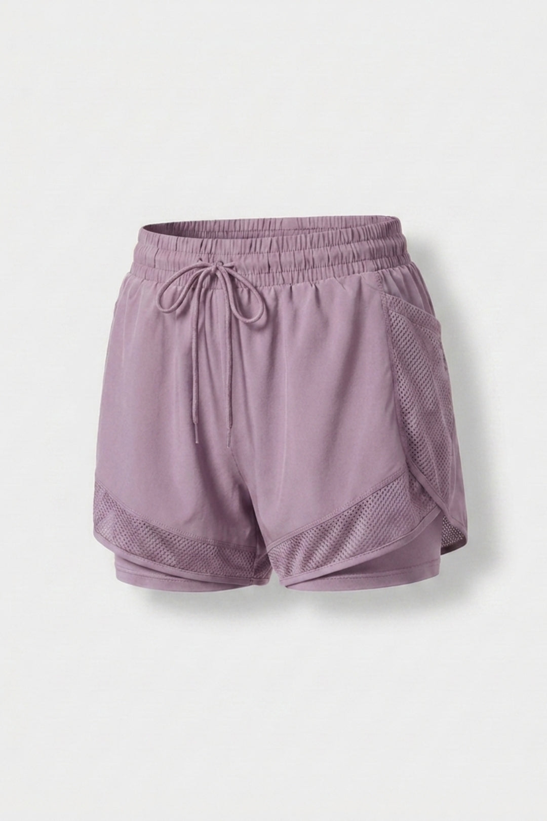 Dames Hardloop Short | Mesh Zak | Witte Running Short