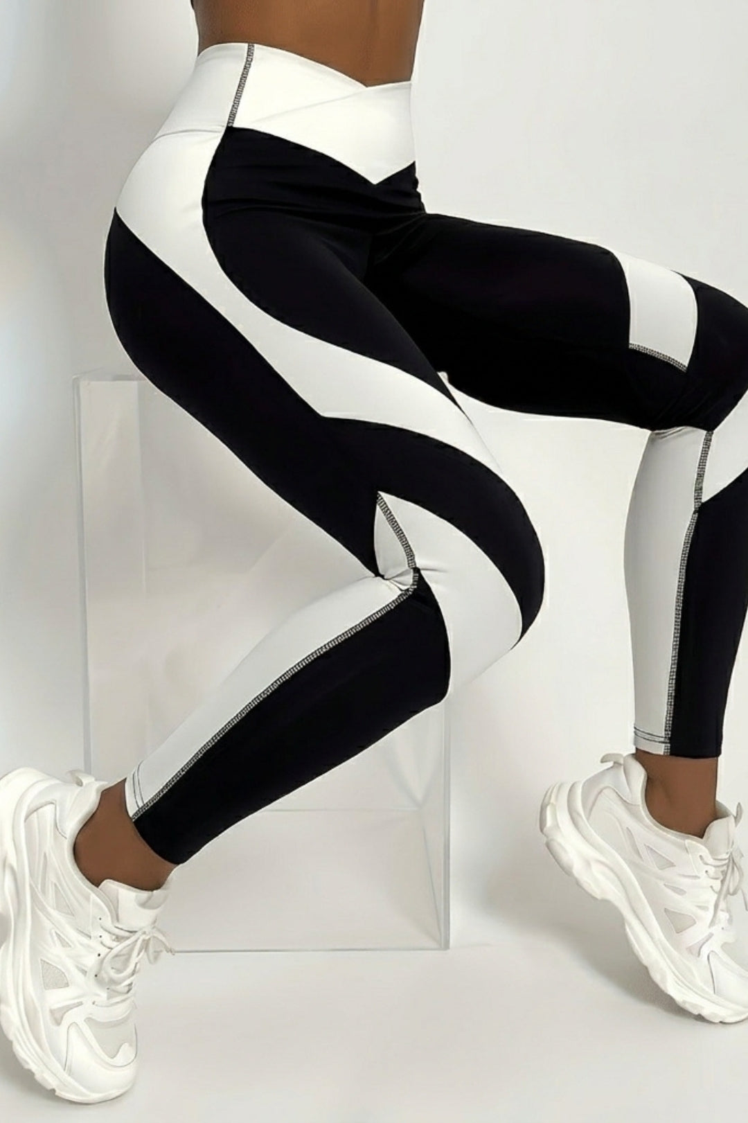 Dames High Waist Legging | Aansluitende Fit | Sportieve Workout Legging