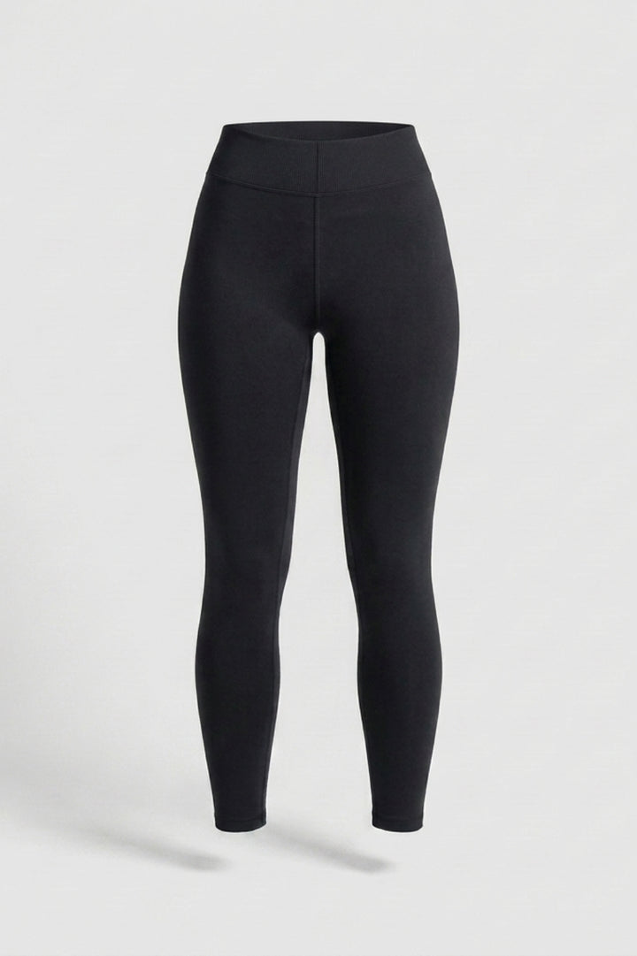 Dames High Waist Legging | Aansluitende Fit | V-Shape Taille | Scrunch Detail