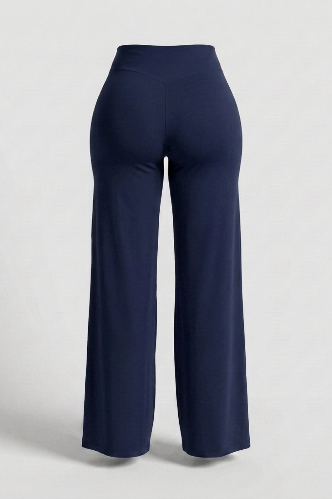 Dames High Waist Broek | Sculpting Fit | Wijde Pijpen | Activewear Broek