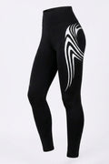 Dames High Waist Legging | Slim Fit | Side Cut-Out | Sportieve Workout Legging