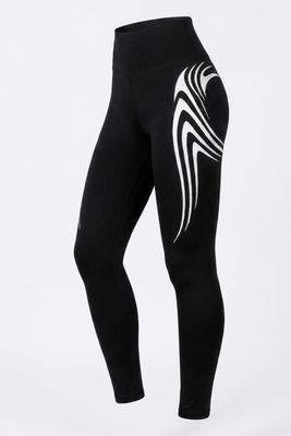Dames High Waist Legging | Slim Fit | Side Cut-Out | Sportieve Workout Legging