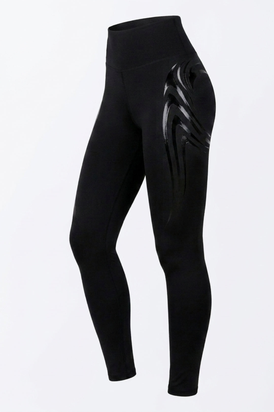 Dames High Waist Legging | Slim Fit | Side Cut-Out | Sportieve Workout Legging