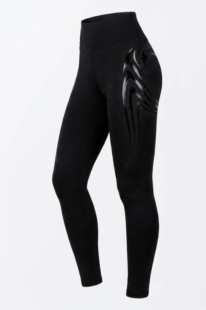 Dames High Waist Legging | Slim Fit | Side Cut-Out | Sportieve Workout Legging