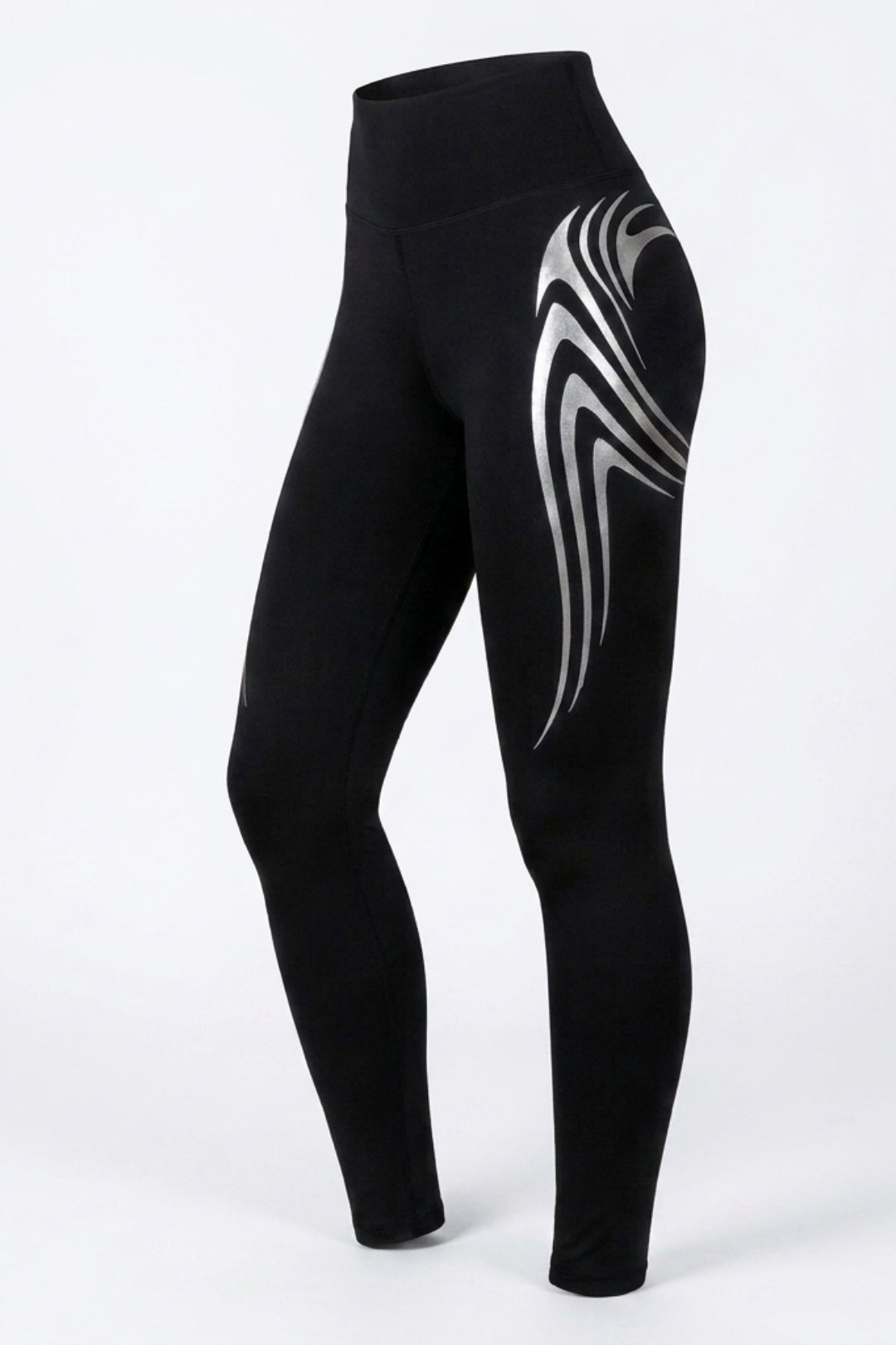 Dames High Waist Legging | Slim Fit | Side Cut-Out | Sportieve Workout Legging