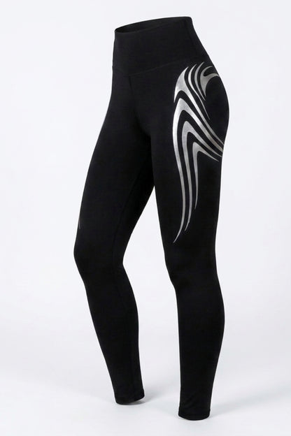 Dames High Waist Legging | Slim Fit | Side Cut-Out | Sportieve Workout Legging