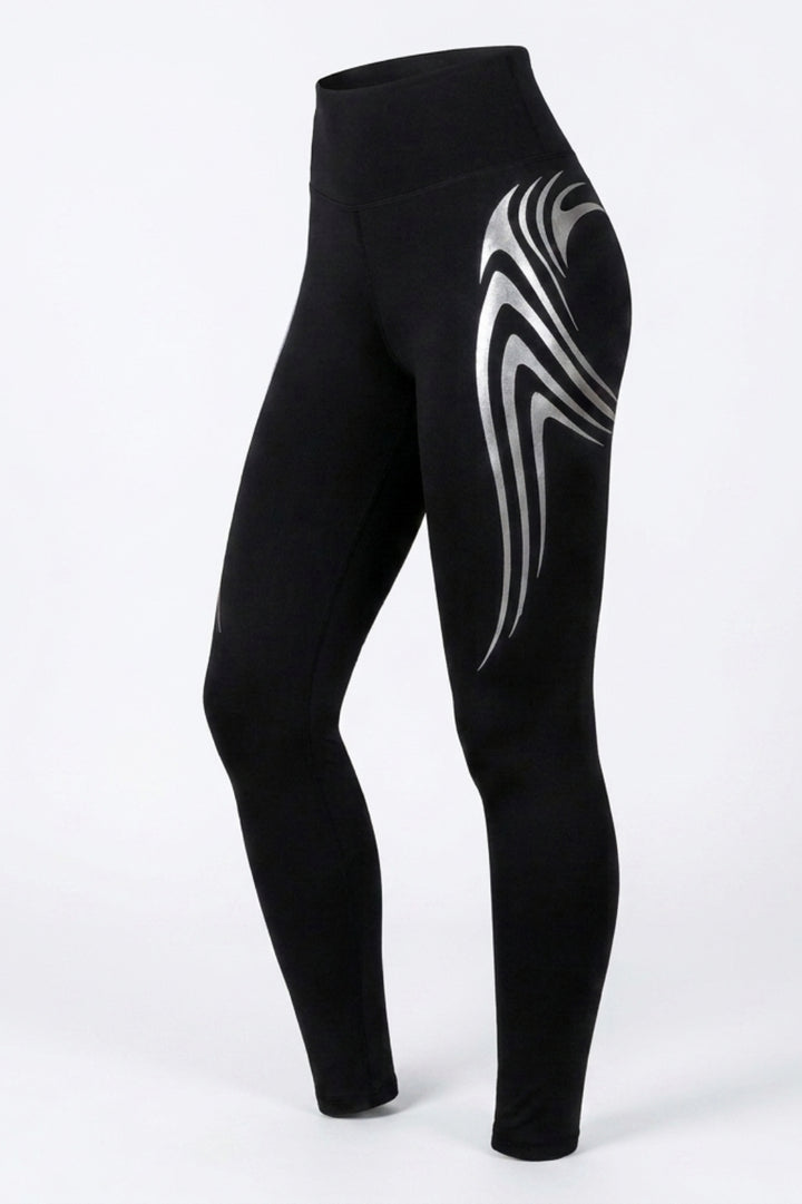 Dames High Waist Legging | Slim Fit | Side Cut-Out | Sportieve Workout Legging