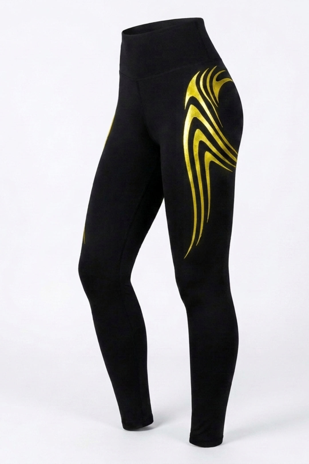 Dames High Waist Legging | Slim Fit | Side Cut-Out | Sportieve Workout Legging