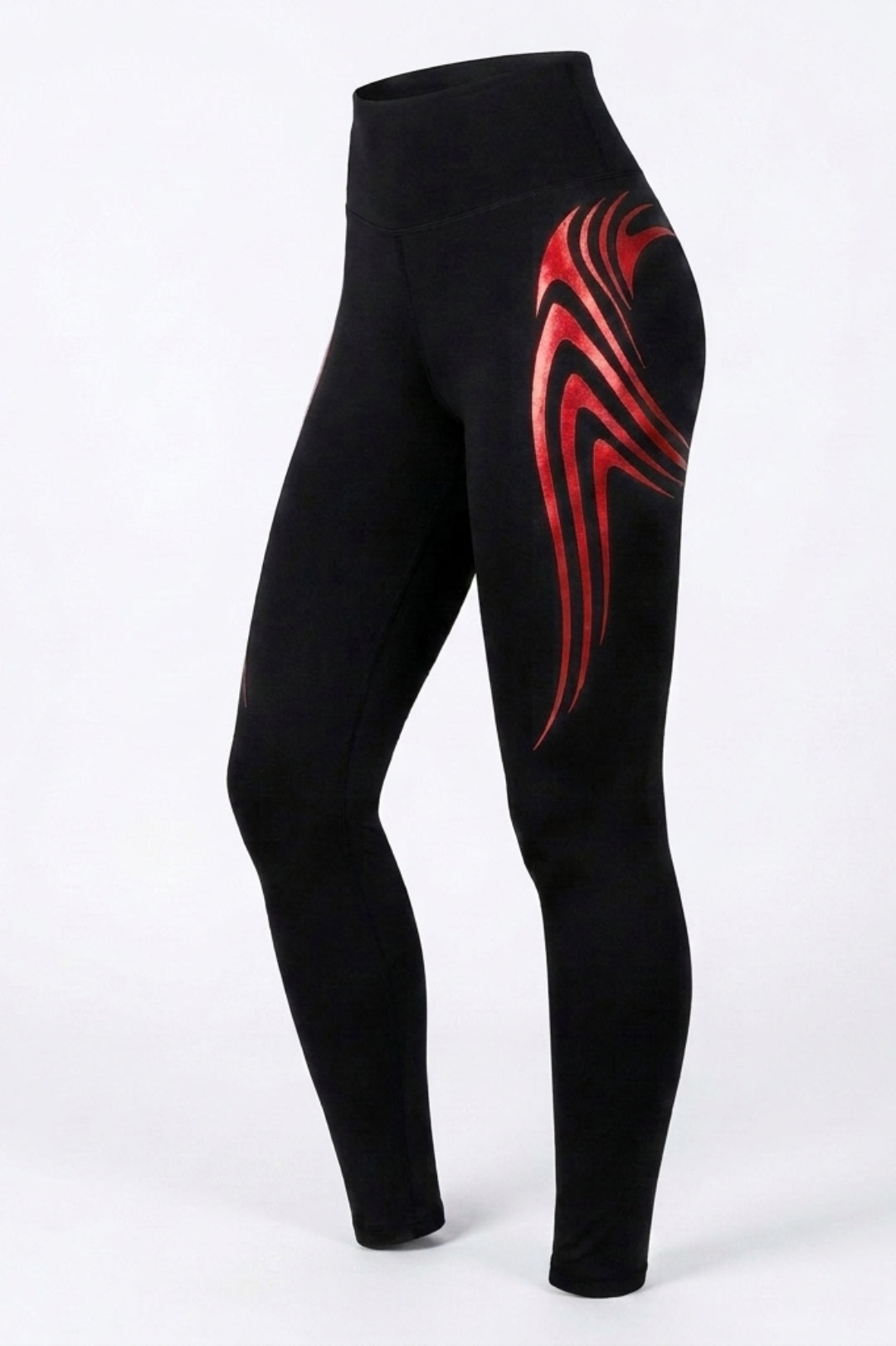 Dames High Waist Legging | Slim Fit | Side Cut-Out | Sportieve Workout Legging