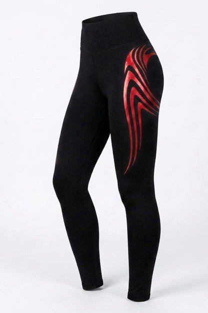 Dames High Waist Legging | Slim Fit | Side Cut-Out | Sportieve Workout Legging