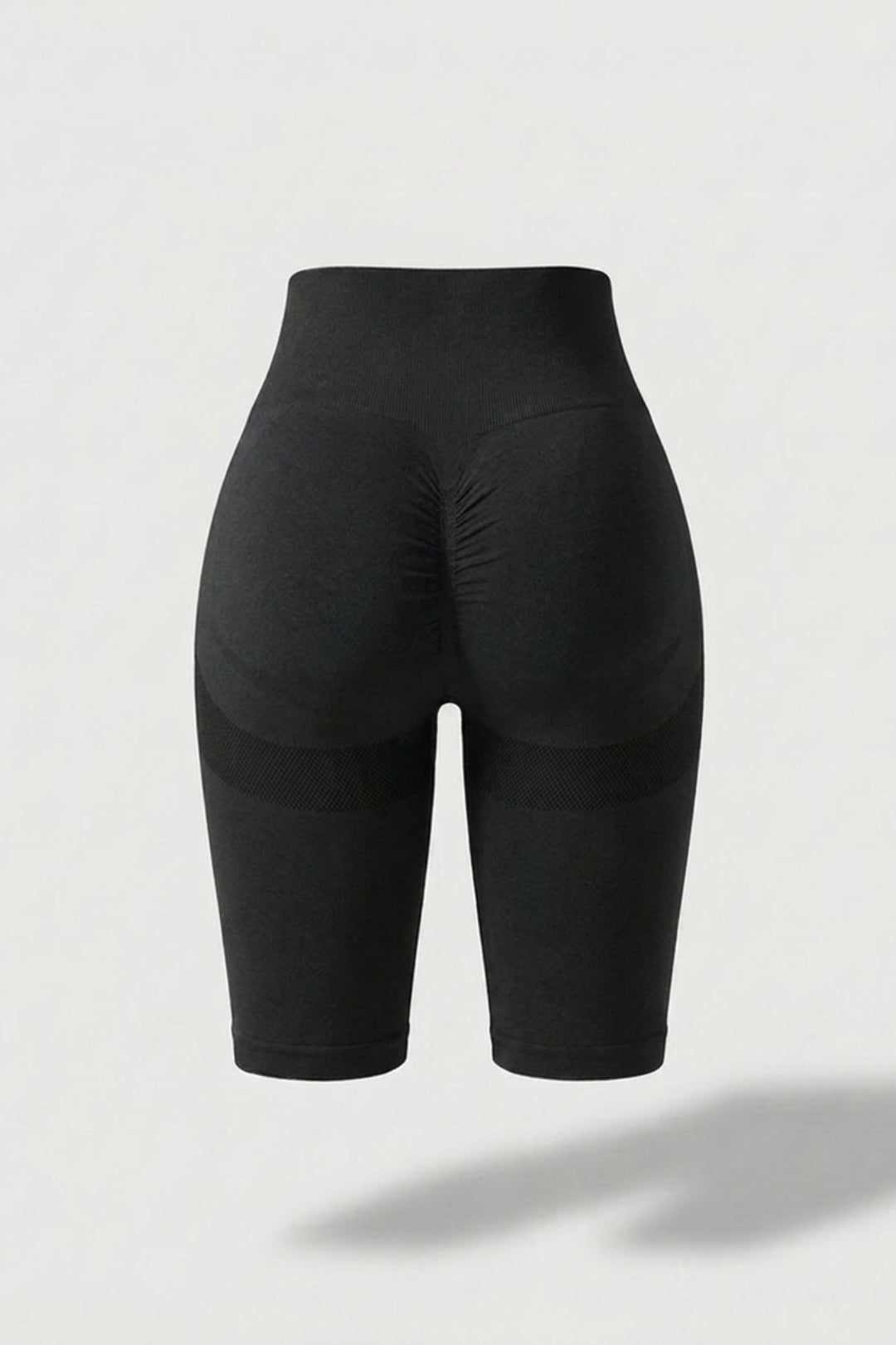 Dames High Waist Shorts | Aansluitende Fit | Contour Detail | Sportieve Biker Short
