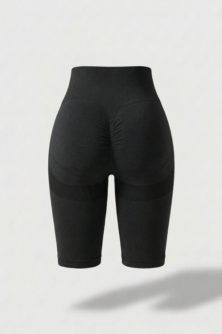 Women's High Waist Shorts | Body-Hugging Fit | Contour Detail | Sporty Biker Shorts
