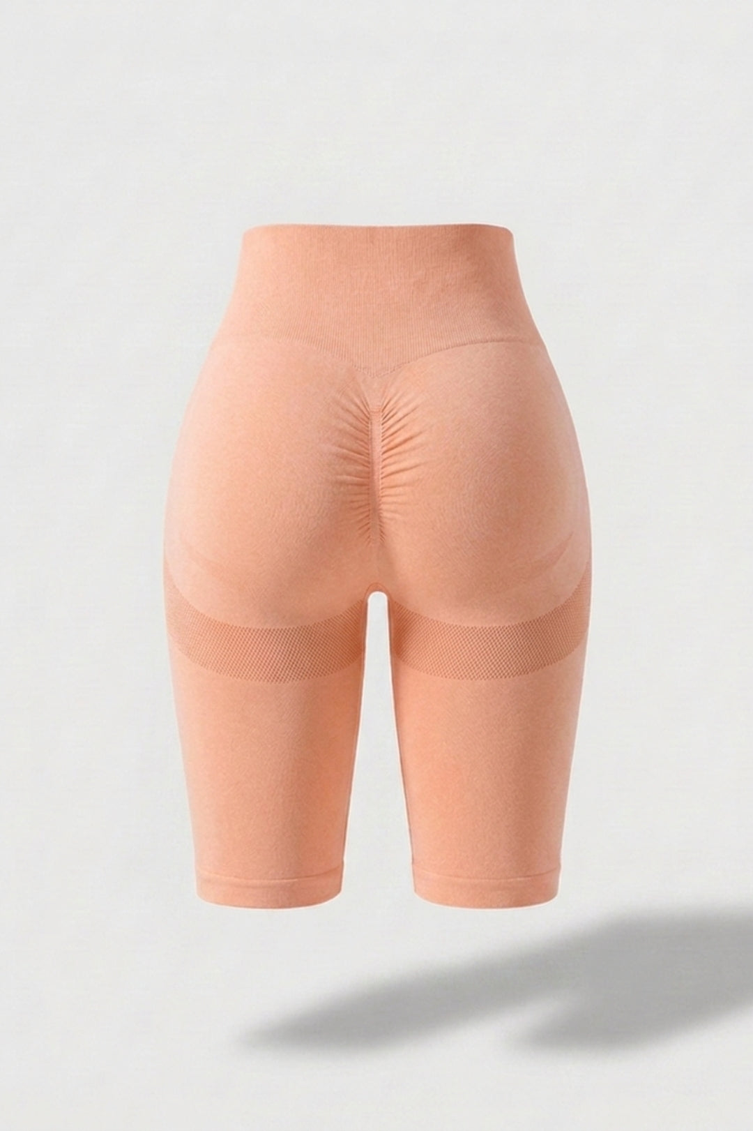 Dames High Waist Shorts | Aansluitende Fit | Contour Detail | Sportieve Biker Short