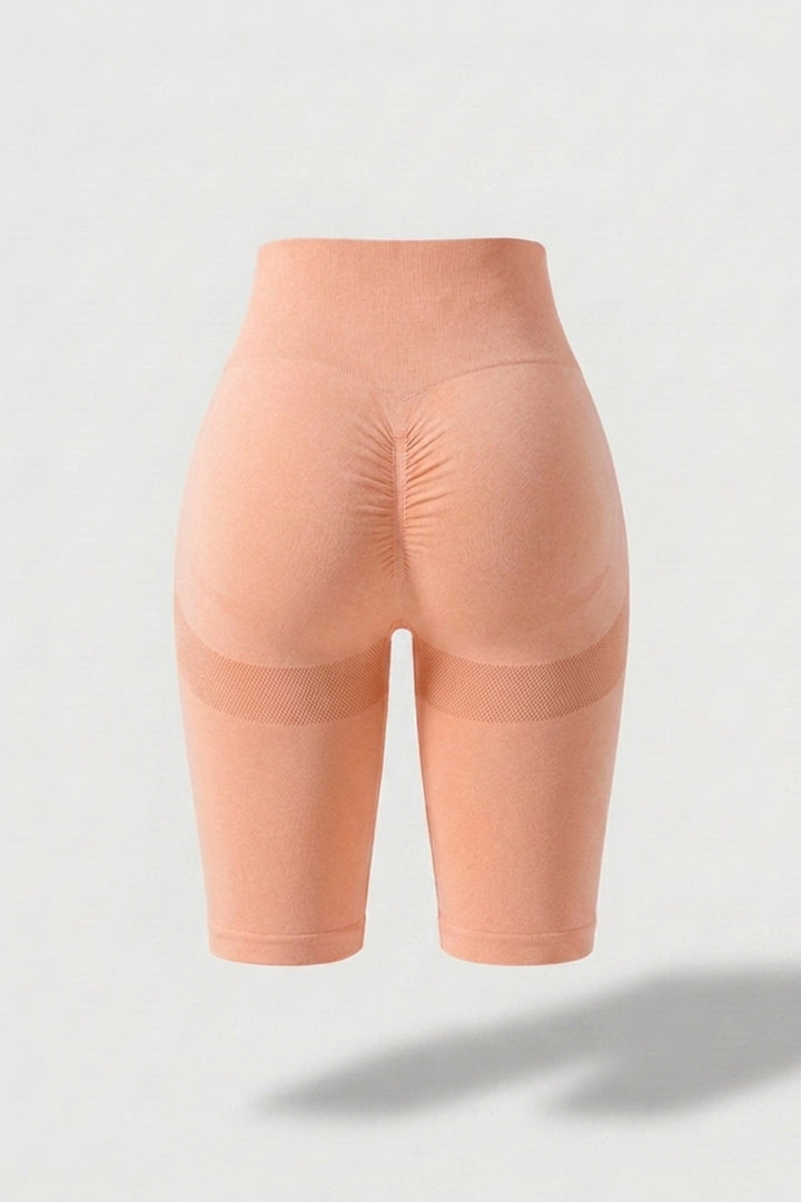 Women's High Waist Shorts | Body-Hugging Fit | Contour Detail | Sporty Biker Shorts