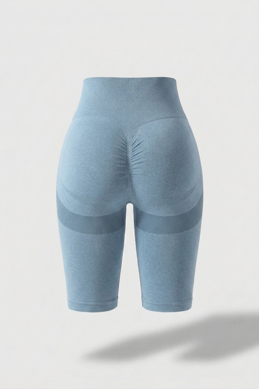 Dames High Waist Shorts | Aansluitende Fit | Contour Detail | Sportieve Biker Short