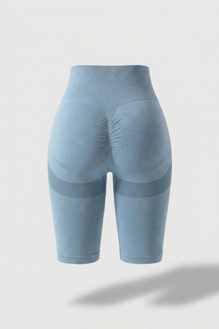 Women's High Waist Shorts | Body-Hugging Fit | Contour Detail | Sporty Biker Shorts
