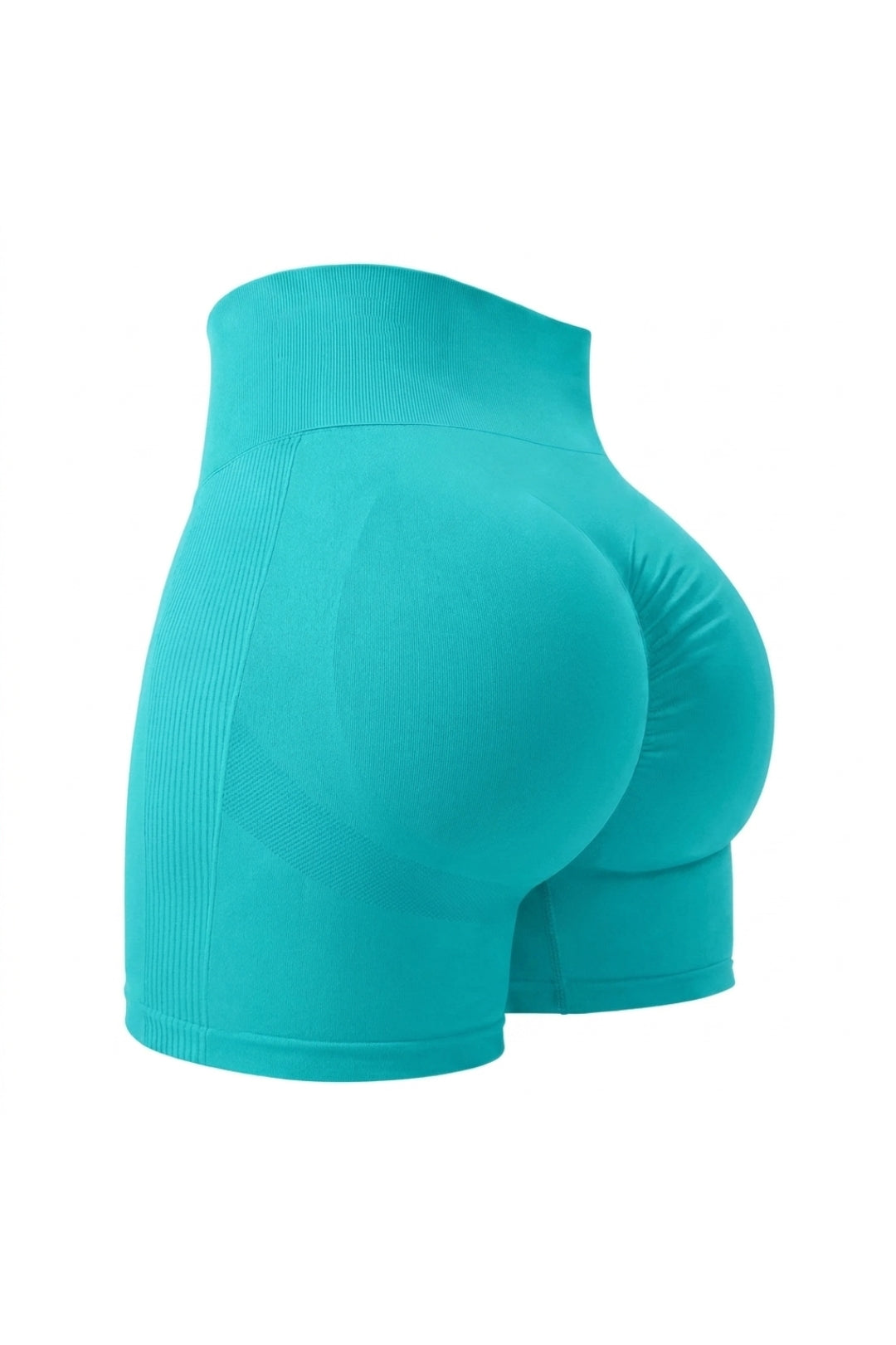 Dames High Waist Shorts | Aansluitende Fit | Seamless Look | Sportieve Biker Short