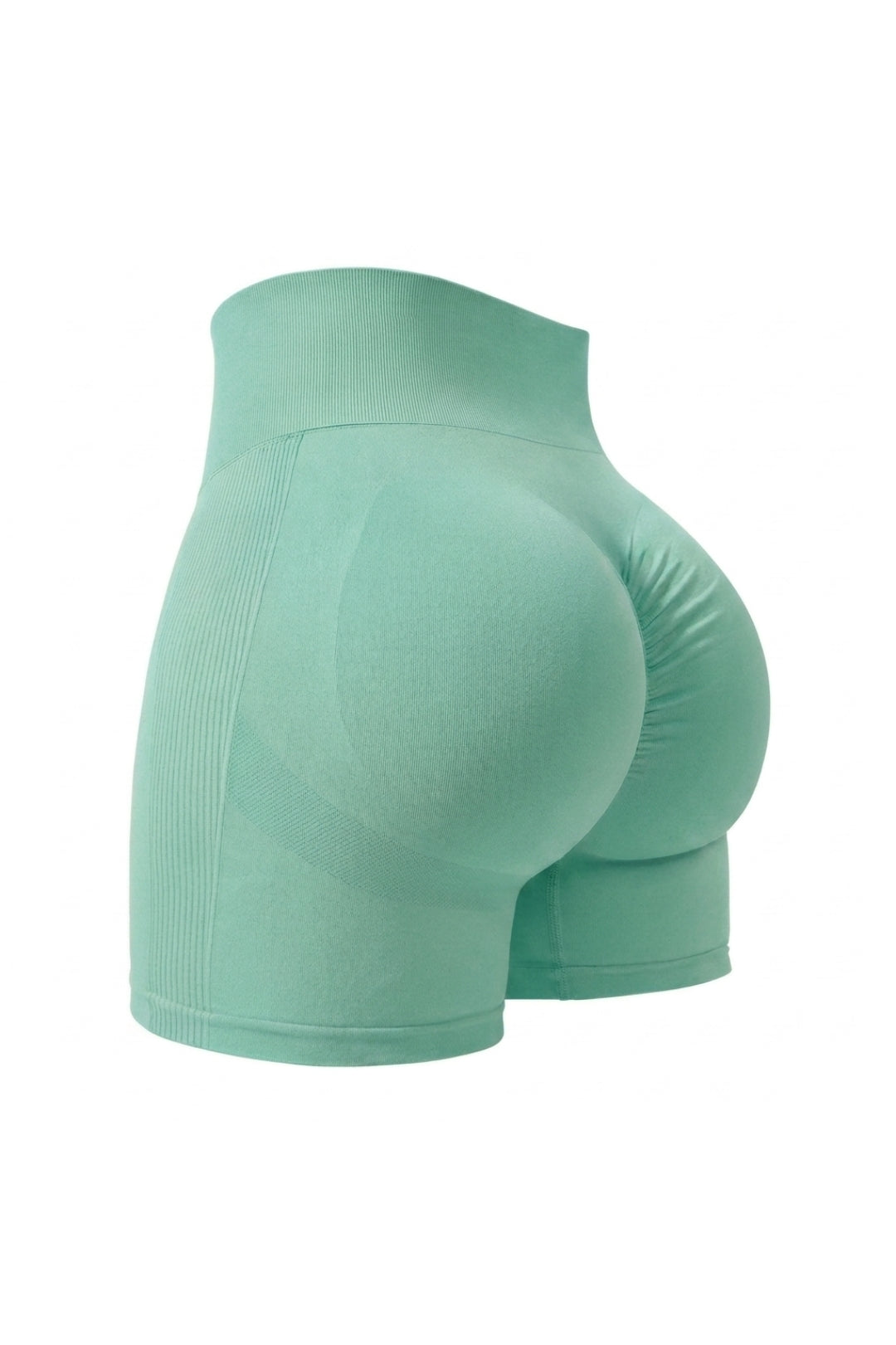 Dames High Waist Shorts | Aansluitende Fit | Seamless Look | Sportieve Biker Short