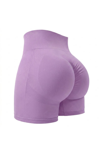 Dames High Waist Shorts | Aansluitende Fit | Seamless Look | Sportieve Biker Short