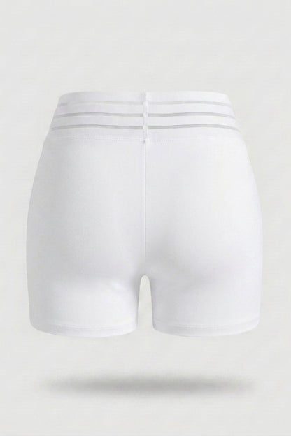 Women's Black Shorts - High Elasticity, Comfortable Jersey Fabric, Stretch Waistband, Casual Style, Suitable for All Seasons | Stretch Fabric | Polyester Shorts