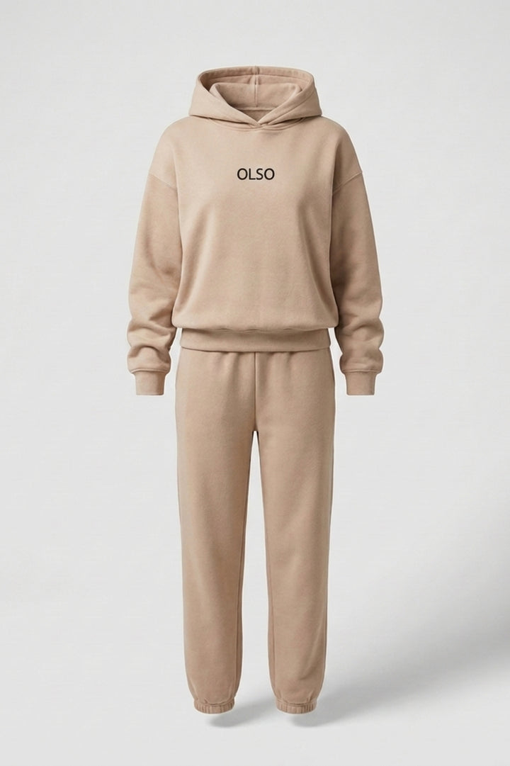 Dames Joggingpak | Oversized Hoodie | Blauwe Athleisure Set