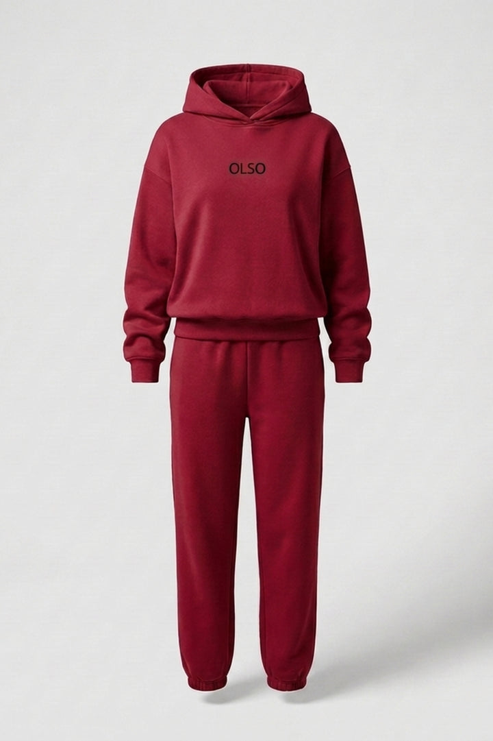 Dames Joggingpak | Oversized Hoodie | Blauwe Athleisure Set