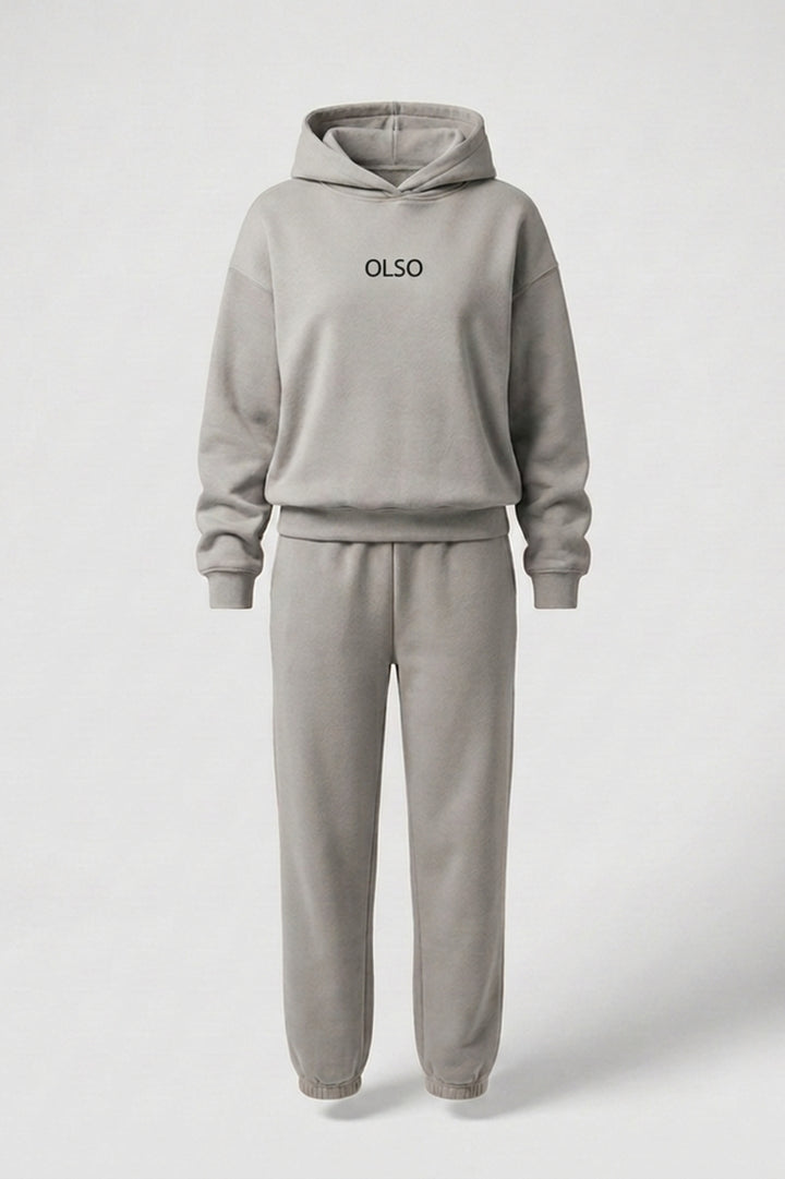Dames Joggingpak | Oversized Hoodie | Blauwe Athleisure Set
