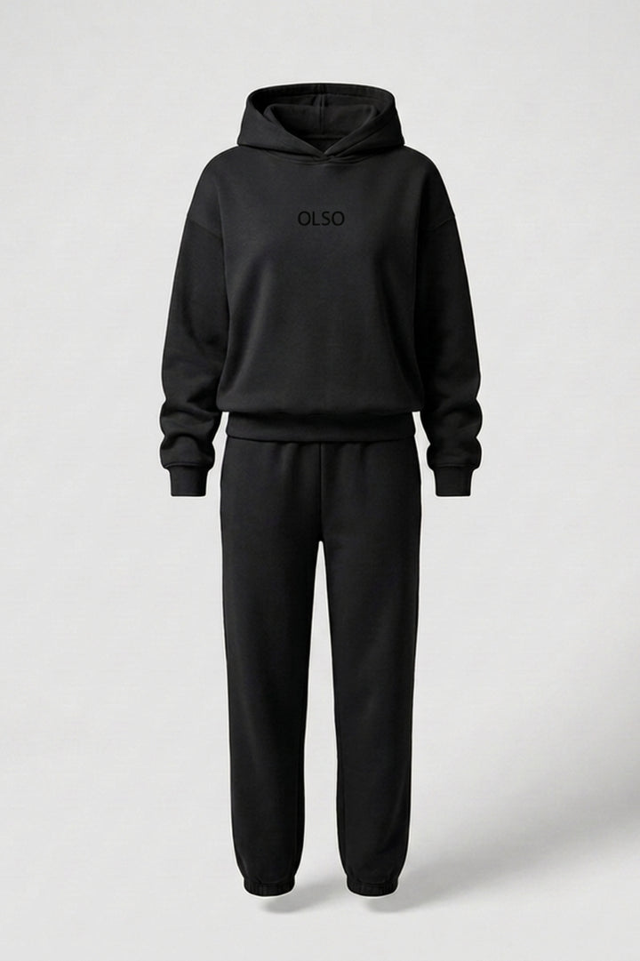 Dames Joggingpak | Oversized Hoodie | Blauwe Athleisure Set