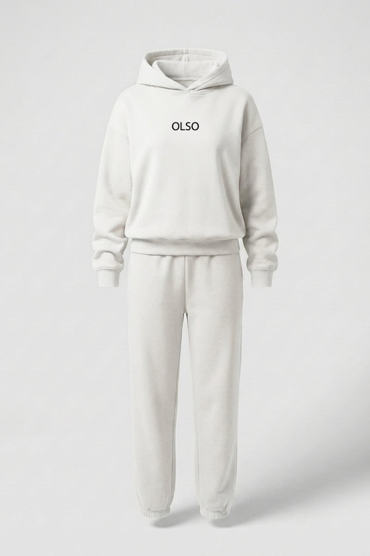 Dames Joggingpak | Oversized Hoodie | Blauwe Athleisure Set