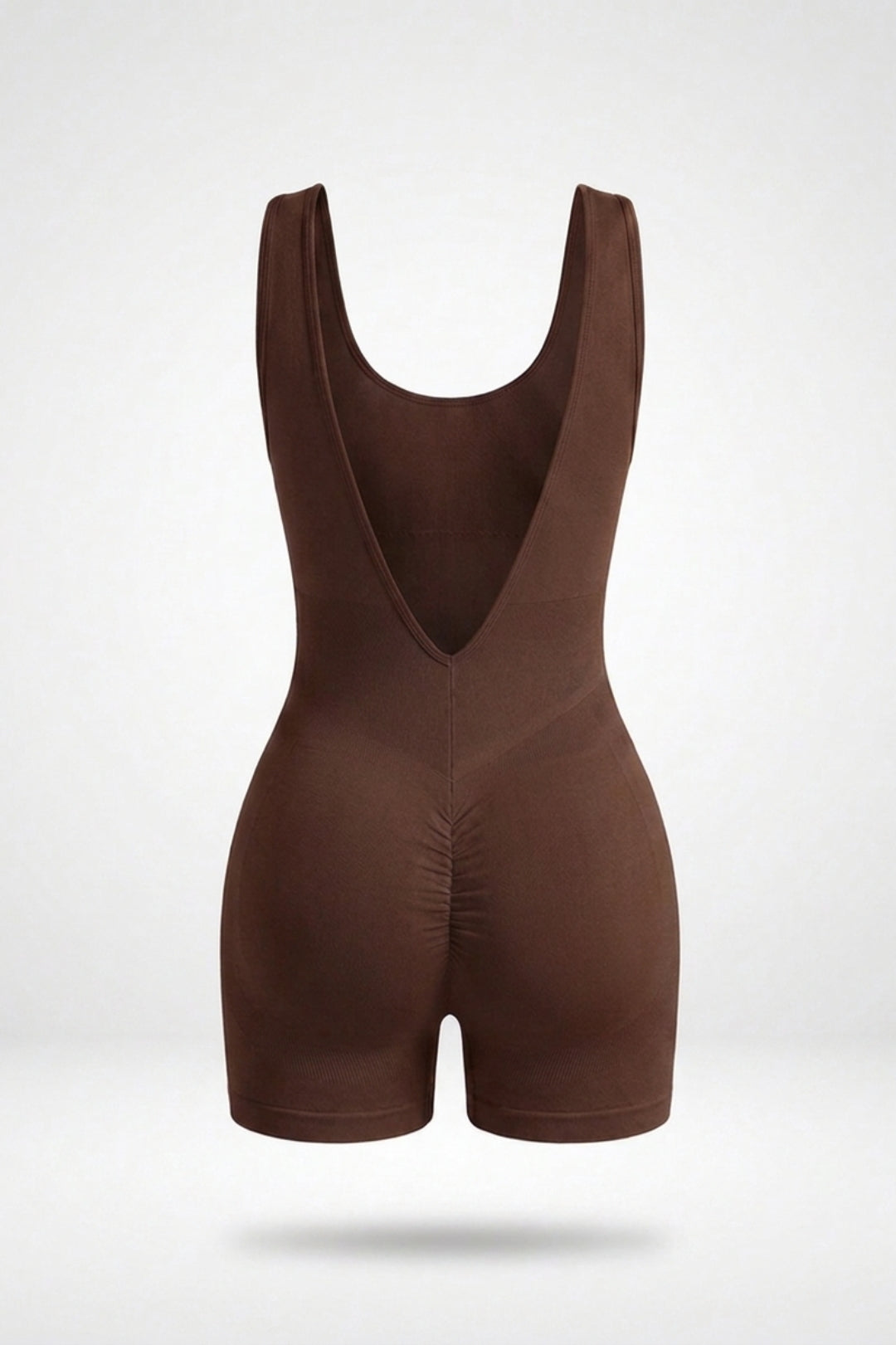 Dames One Piece jumpsuit | Sculpting Fit | Open Back | Sport Jumpsuit Short