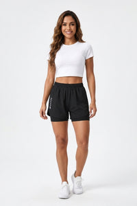 Dames Running Short | Reflecterend Detail | Hardloop short Met Binnen broek