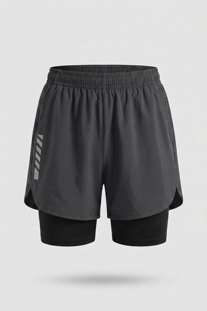 Dames Running Short | Reflecterend Detail | Hardloop short Met Binnen broek