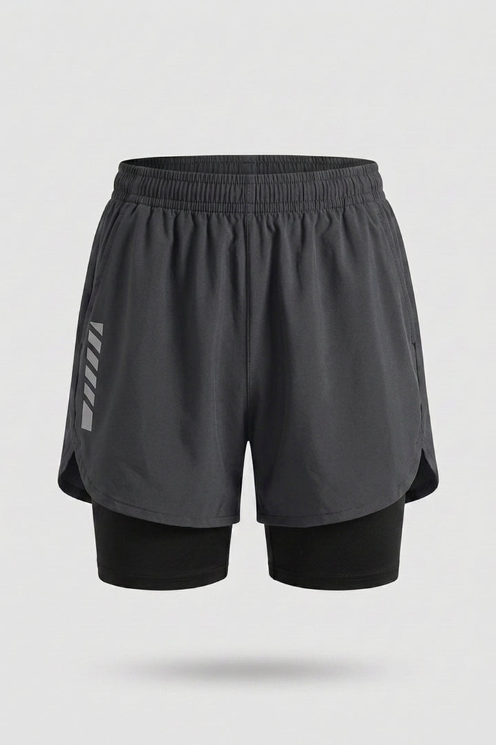 Dames Running Short | Reflecterend Detail | Hardloop short Met Binnen broek