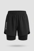 Dames Running Short | Reflecterend Detail | Hardloop short Met Binnen broek