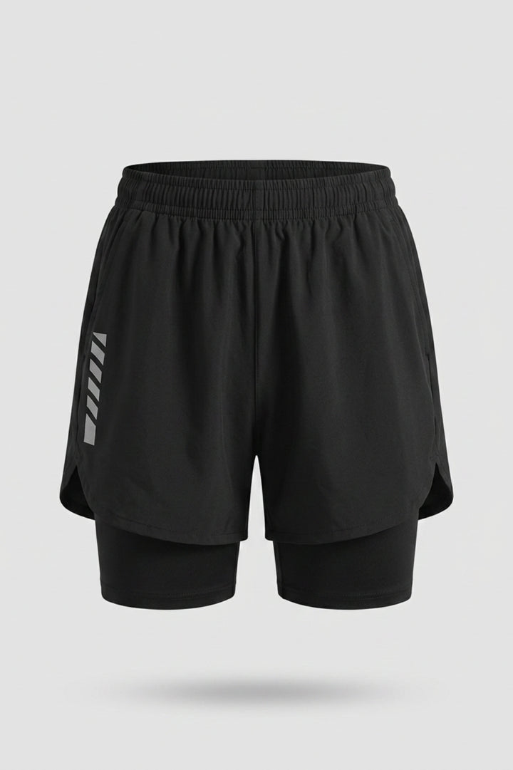 Dames Running Short | Reflecterend Detail | Hardloop short Met Binnen broek