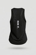 Dames Running Tank Top | Mesh Racerback | Witte Sport Top