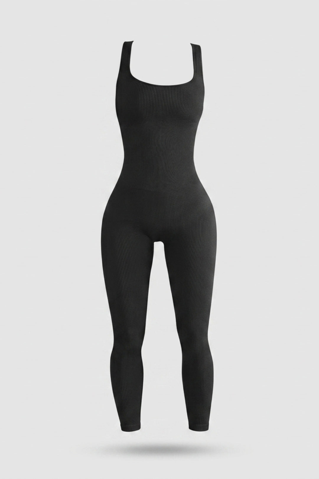 Dames Sculpting Onesie | Ribbed Stretch Fit | Mouwloze Activewear Jumpsuit