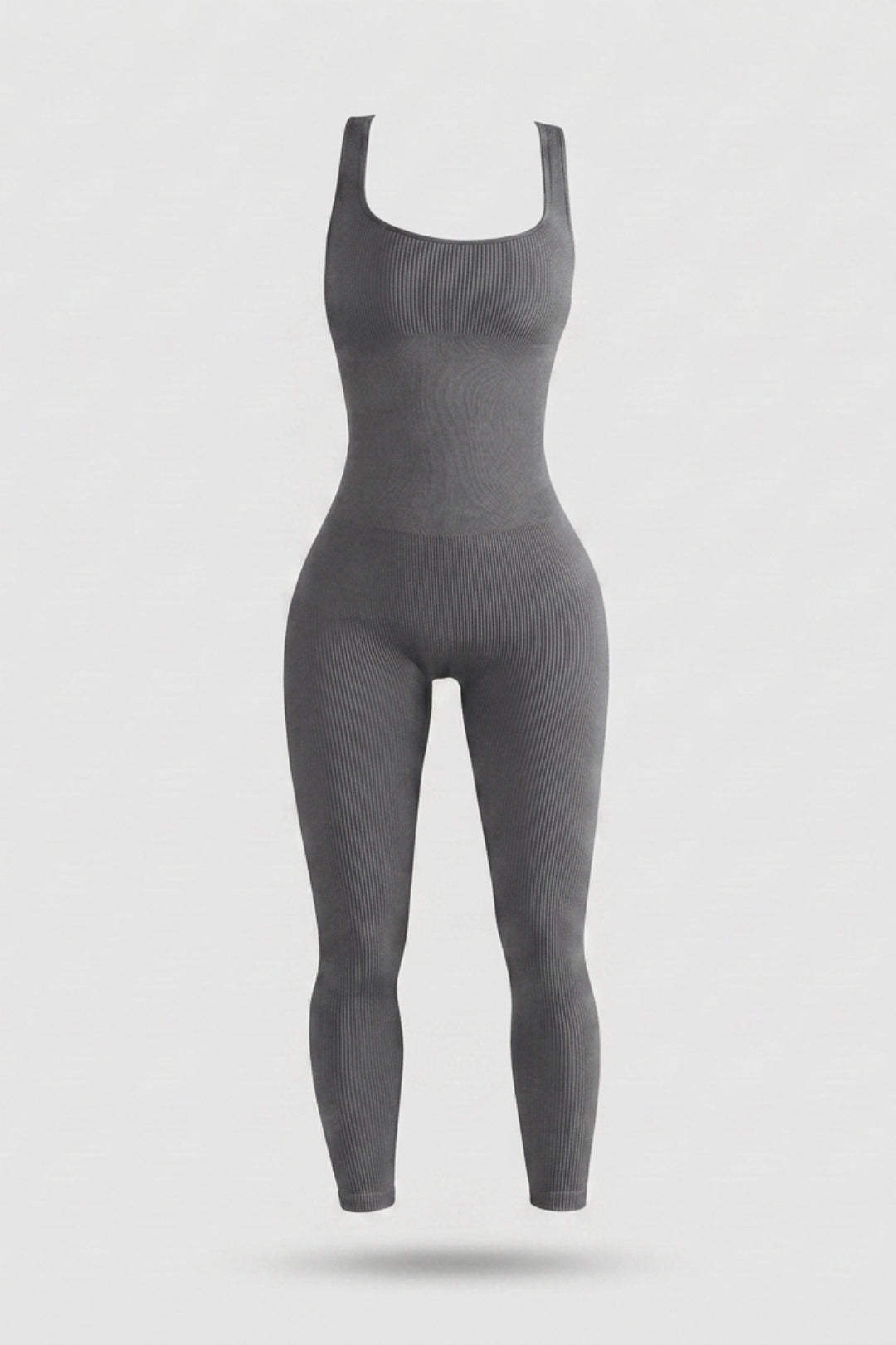 Dames Sculpting Onesie | Ribbed Stretch Fit | Mouwloze Activewear Jumpsuit