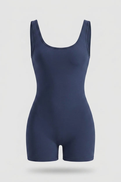 Dames Sculpting Playsuit | Comfort Stretch Fit | Mouwloze Sport Jumpsuit | Activewear