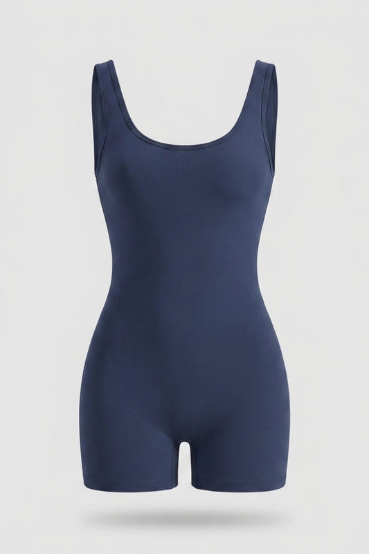Dames Sculpting Playsuit | Comfort Stretch Fit | Mouwloze Sport Jumpsuit | Activewear