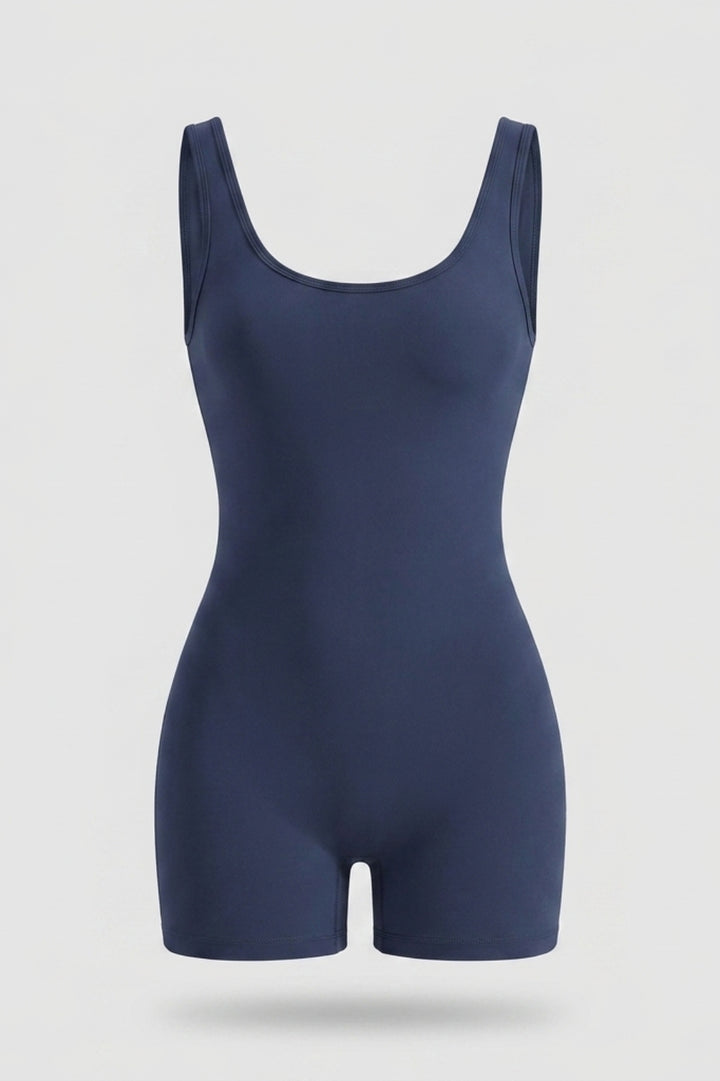 Dames Sculpting Playsuit | Comfort Stretch Fit | Mouwloze Sport Jumpsuit | Activewear
