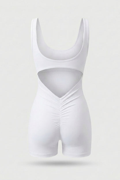 Dames Sculpting Playsuit | Comfort Stretch Fit | Mouwloze Sport Jumpsuit | Activewear