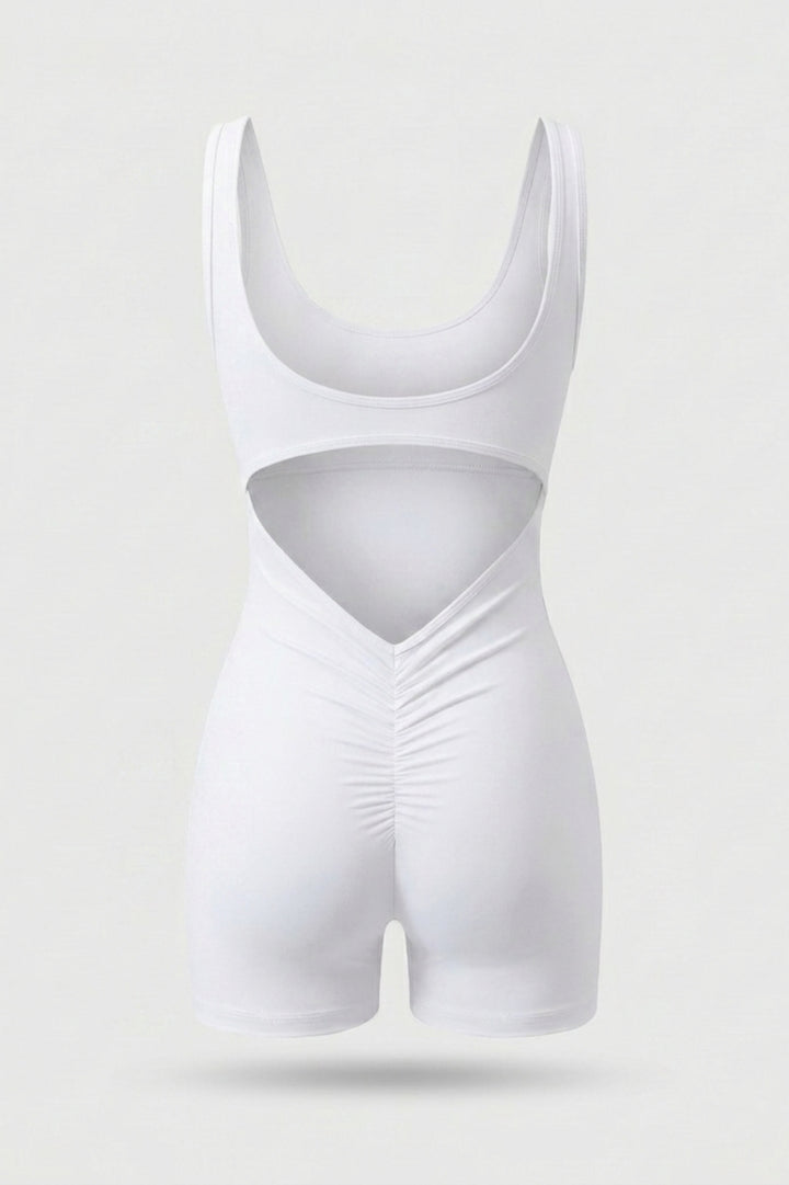 Dames Sculpting Playsuit | Comfort Stretch Fit | Mouwloze Sport Jumpsuit | Activewear