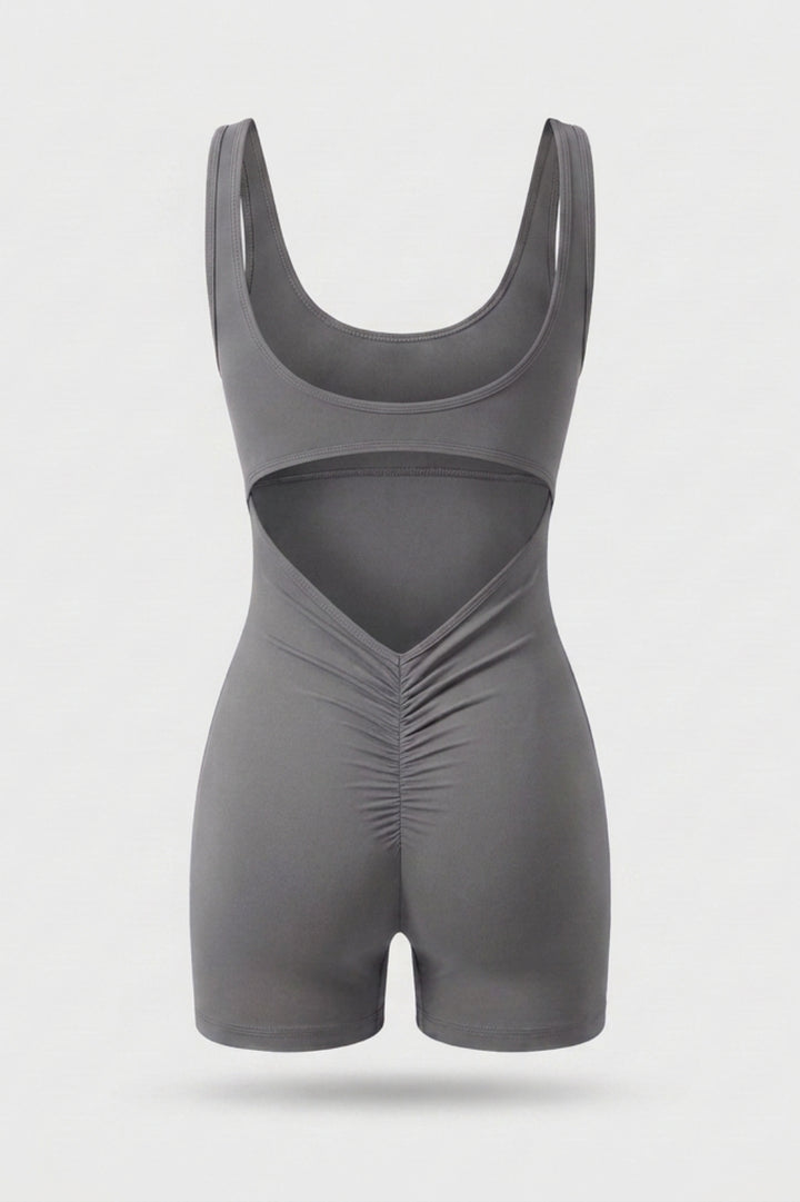 Dames Sculpting Playsuit | Comfort Stretch Fit | Mouwloze Sport Jumpsuit | Activewear