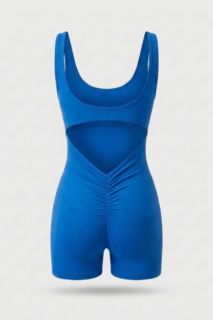 Dames Sculpting Playsuit | Comfort Stretch Fit | Mouwloze Sport Jumpsuit | Activewear