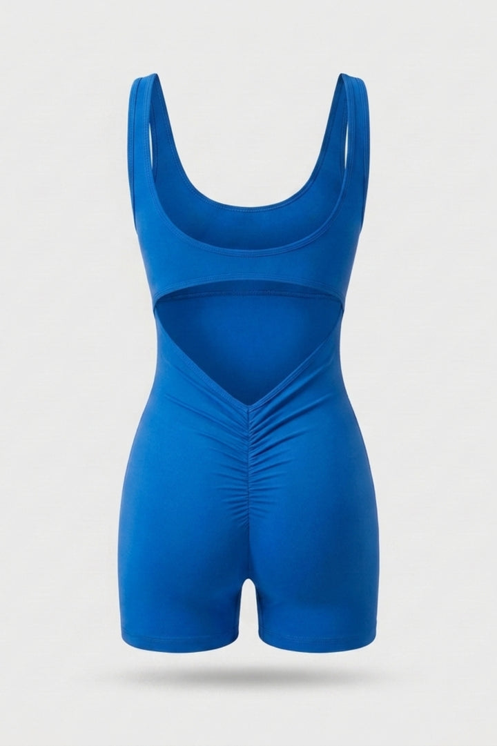 Dames Sculpting Playsuit | Comfort Stretch Fit | Mouwloze Sport Jumpsuit | Activewear