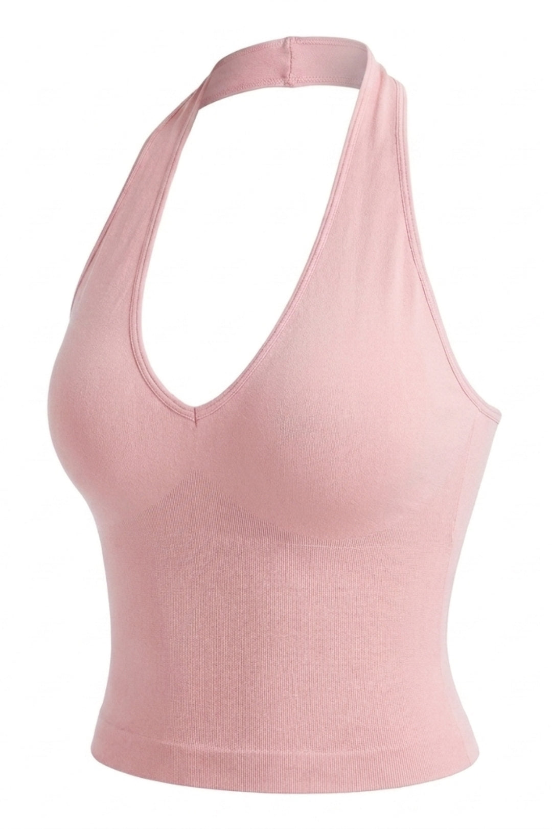 Dames Seamless Top | Sculpting Fit | Open Rug | Halter Neck Styling Top